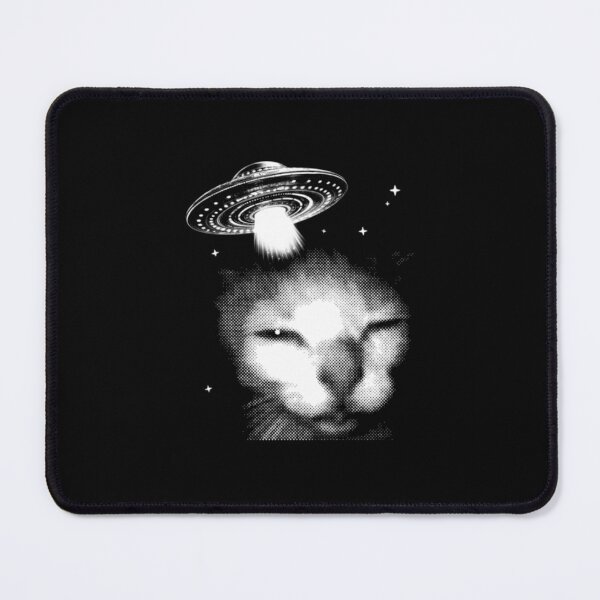 Item preview, Alien Cat Meme UFO Y2K designed and sold by jefferyskinn.