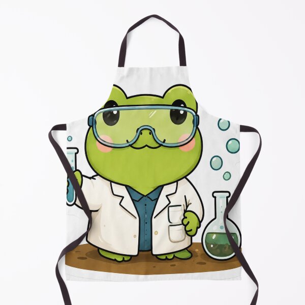 Item preview, Cute Frog Scientist Kawaii Science Lab Chemistry designed and sold by denybz.
