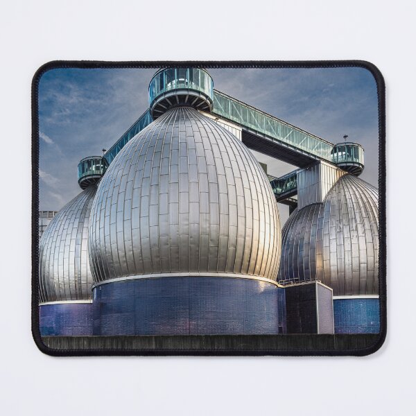 Item preview, Industrial Silos Against Blue Sky designed and sold by Gerard Fornarotto.