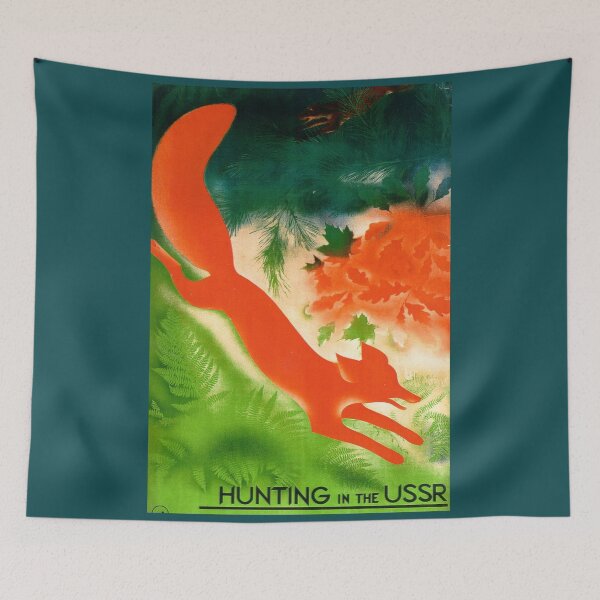 Item preview, USSR Travel Poster:  The Hunt designed and sold by ExpressingSelf.