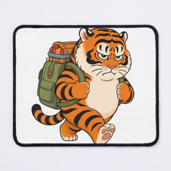 Item preview, Chubby Tiger Hiking With Camping Backpack designed and sold by aigcx.