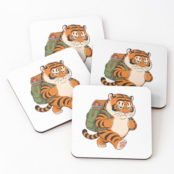 Item preview, Chubby Tiger Hiking With Camping Backpack designed and sold by aigcx.