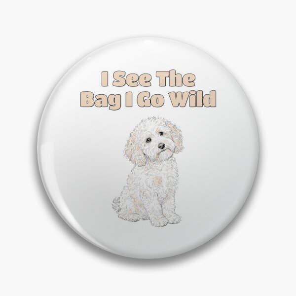 Item preview, Funny Goldendoodle Treat Bag Reaction Dog Quote designed and sold by NatureUnleashed.