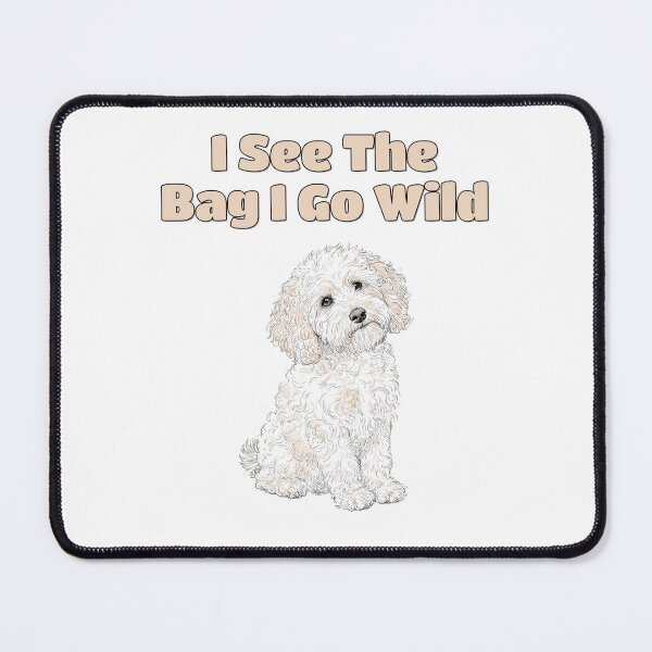 Item preview, Funny Goldendoodle Treat Bag Reaction Dog Quote designed and sold by NatureUnleashed.