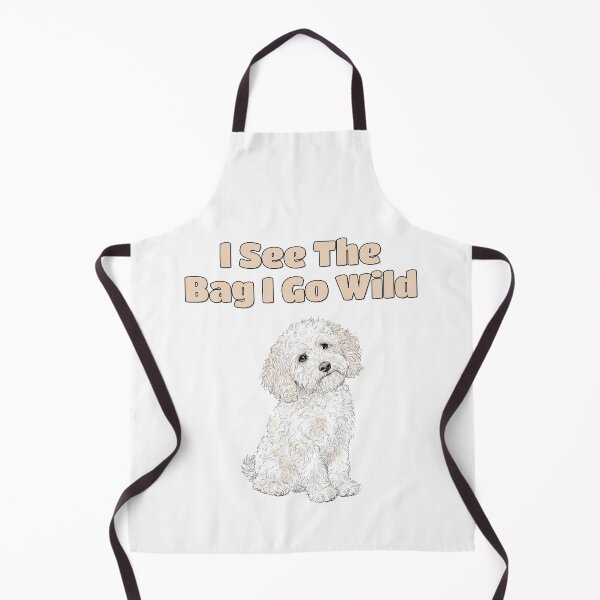 Item preview, Funny Goldendoodle Treat Bag Reaction Dog Quote designed and sold by NatureUnleashed.