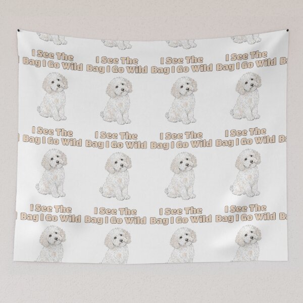 Item preview, Funny Goldendoodle Treat Bag Reaction Dog Quote designed and sold by NatureUnleashed.
