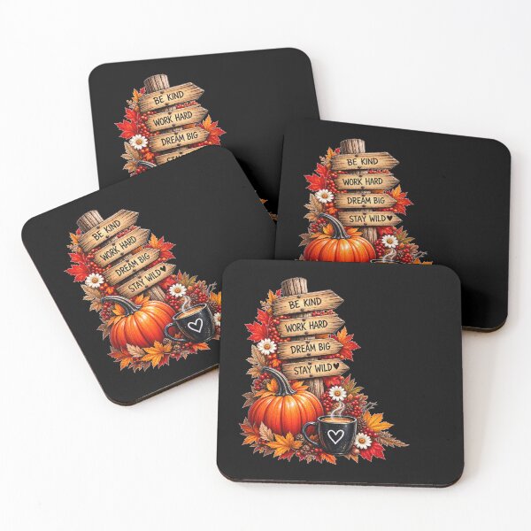 Item preview, Autumn Motivation Pumpkin & Coffee designed and sold by Wild Ink Studio by Barbara.