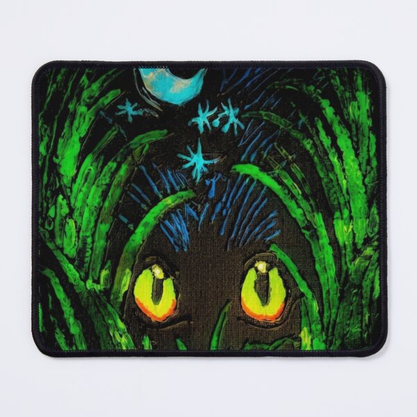 Item preview, Rompecabezas "Midnight Watcher: Ojos de gato misteriosos y brillantes" designed and sold by BuffyBuffers.