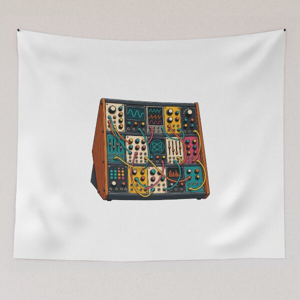 Item preview, Modular Synth Patch Cable Musician Gift designed and sold by UrbanCanvvas.