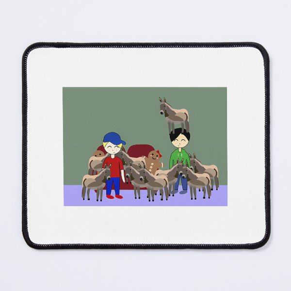 Item preview, Funny Donkeys In Living Room Home Decor | Perfect Gift For You And Friends designed and sold by Bryceplays.