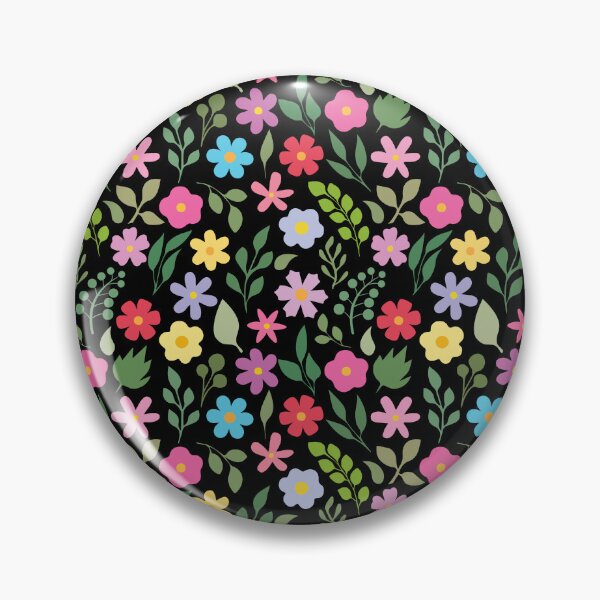 Item preview, flowers and leaves seamless pattern designed and sold by SmallDart Creations.