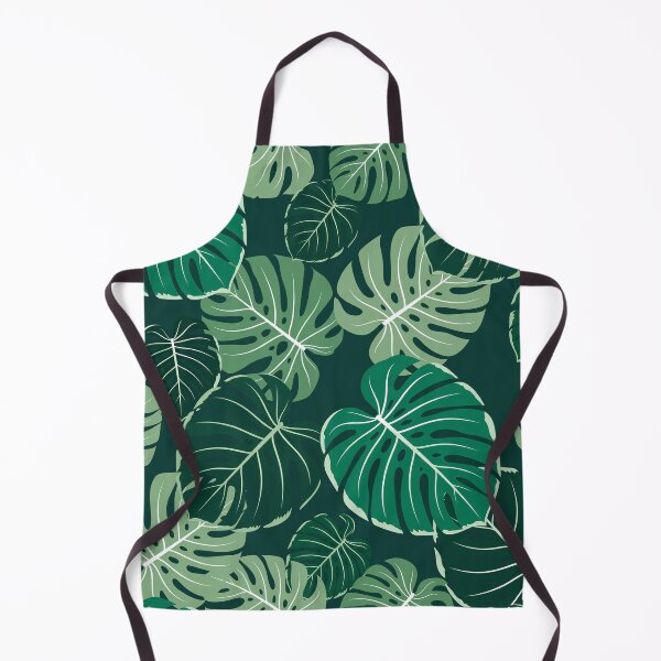 Item preview, Dark Green Monstera Tropical Leaf Pattern designed and sold by Nontanut easydesign.