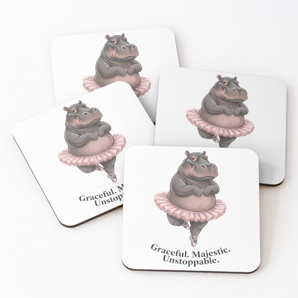 Item preview, Copy Of Majestic Hippo Ballerina  Funny Pink Tutu Dance Meme designed and sold by DisynePluss.