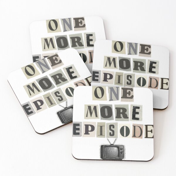 Item preview, One More Episode | Vintage TV Funny Retro Procrastination T-Shirt | designed and sold by FuzzDrive.