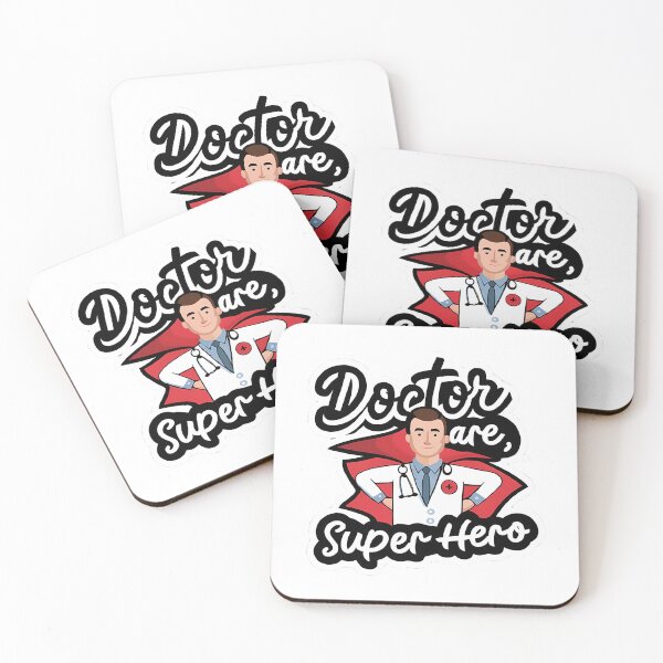 Item preview, Doctor Are Super Hero Sticker designed and sold by BurnPrintsEP.