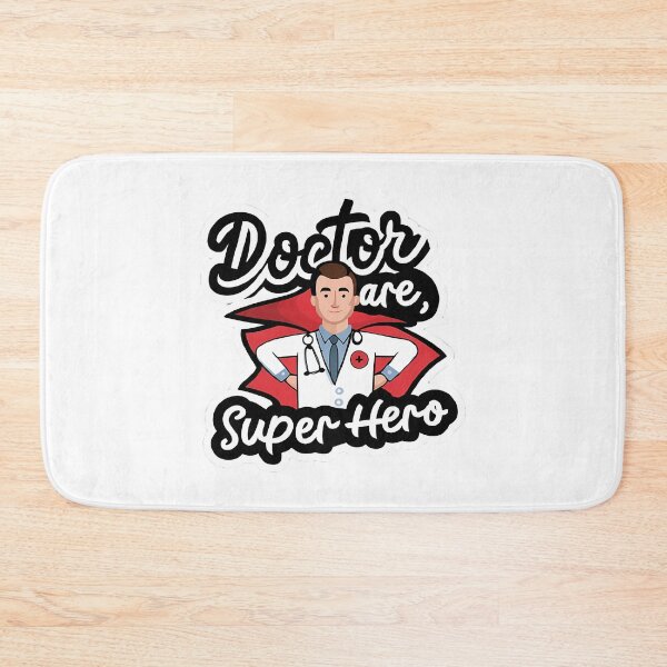 Item preview, Doctor Are Super Hero Sticker designed and sold by BurnPrintsEP.