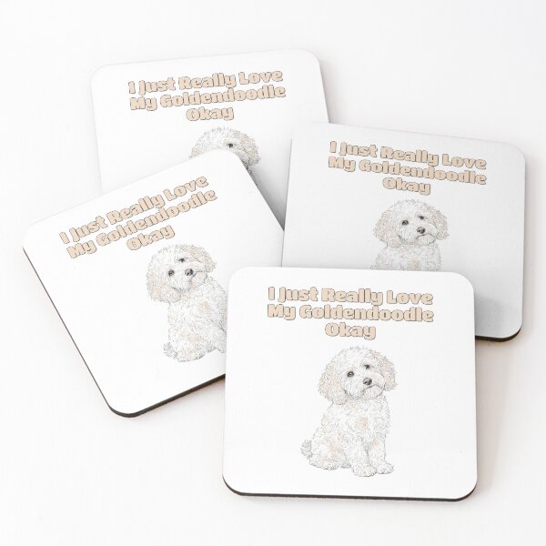Item preview, Simple Goldendoodle Love Funny Honest Dog Saying designed and sold by NatureUnleashed.