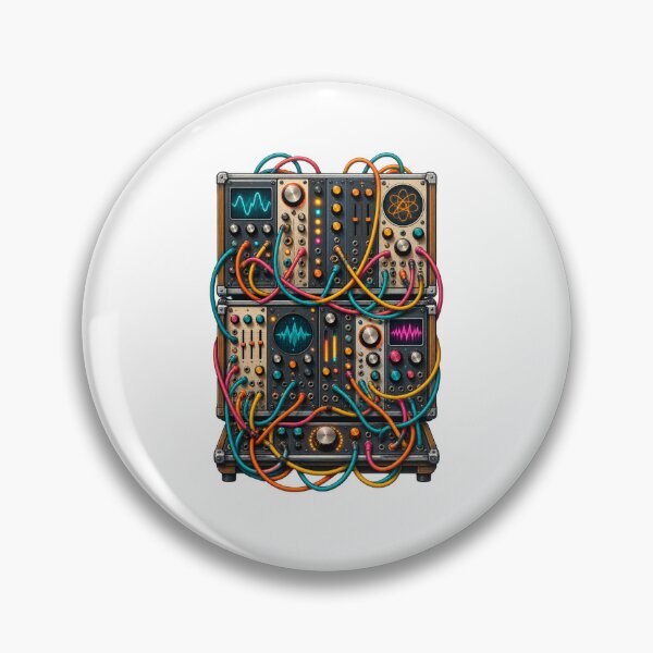 Item preview, Decorative Modular Synth Patching Art designed and sold by UrbanCanvvas.