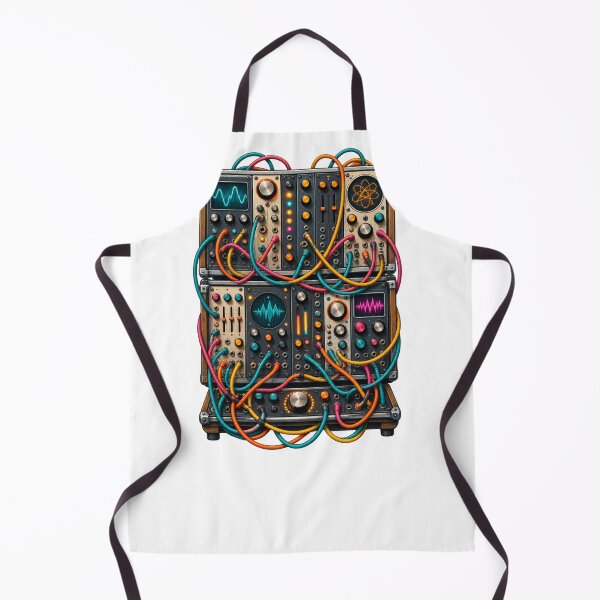 Item preview, Decorative Modular Synth Patching Art designed and sold by UrbanCanvvas.