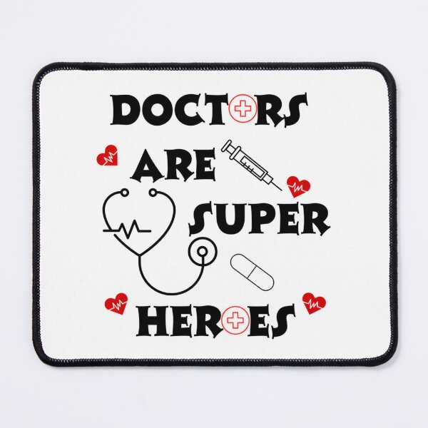Item preview, Doctors Are Super (Heroes) designed and sold by BurnPrintsEP.