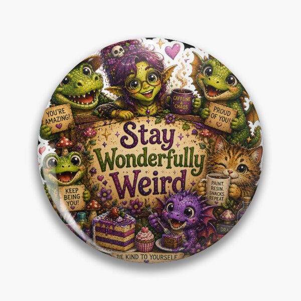 Item preview, Wonderfully Weird designed and sold by Loula the Nerd Goblin.