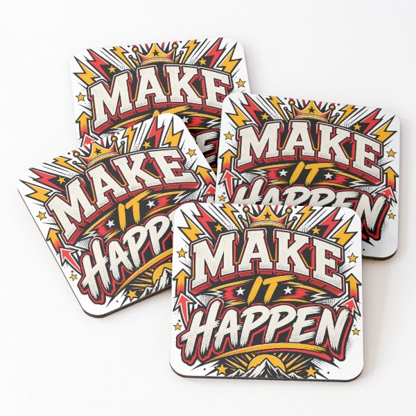 Item preview, Make It Happen | Bold Vintage Hustle & Crown Graphic designed and sold by ZayCreates.