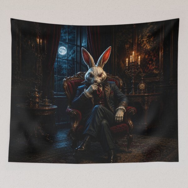 Item preview, The Dark Aristocratic Rabbit — Lord of the Gothic Mansion designed and sold by ZYVARENNE.