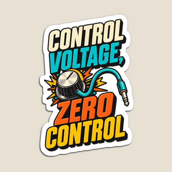 Item preview, Control Voltage Zero Control Funny Synth Gift designed and sold by UrbanCanvvas.
