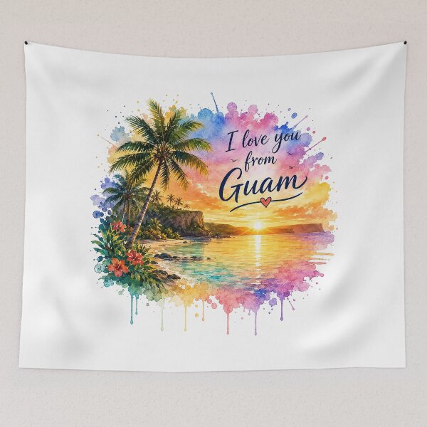 Item preview, Island Heartlight: Love from a Guam Sunrise designed and sold by BlissBlvdShop.