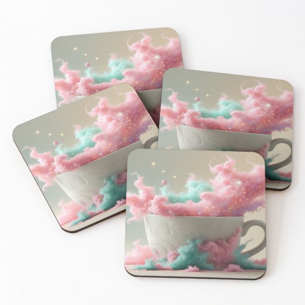 Item preview, Dreamy Cosmic Coffee Cup with Pink Nebula Clouds. designed and sold by fbtrisha.