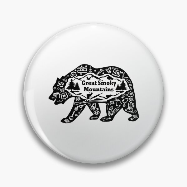 Item preview, Great Smoky Mountains Souvenir Bear designed and sold by BurdenArts.
