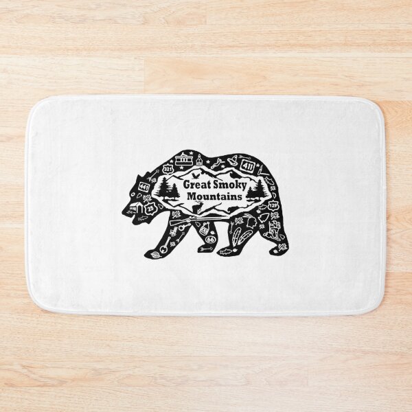 Item preview, Great Smoky Mountains Souvenir Bear designed and sold by BurdenArts.