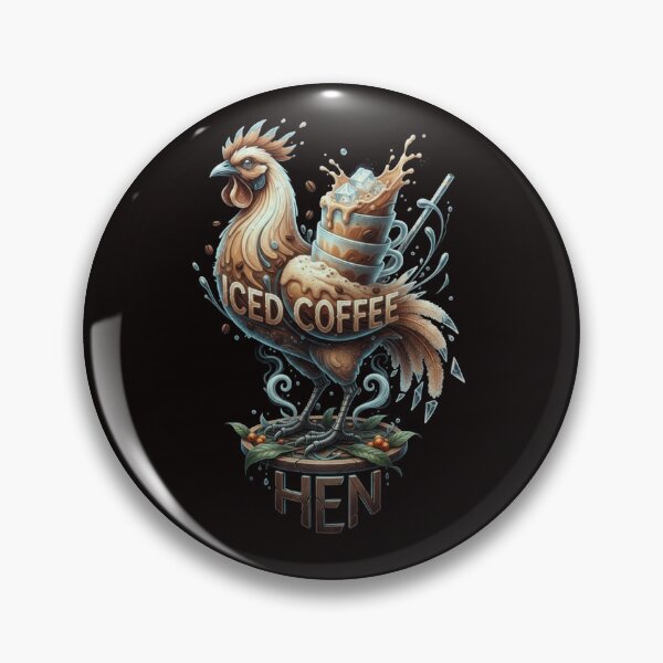 Item preview, Iced Coffee Hen designed and sold by SkrabinhoArt.