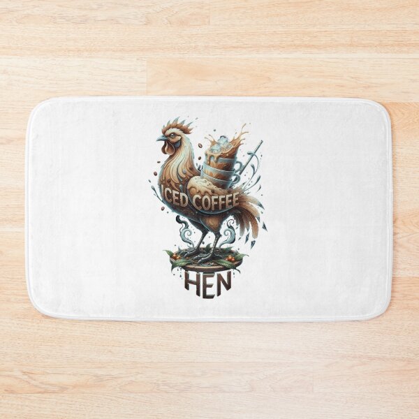 Item preview, Iced Coffee Hen designed and sold by SkrabinhoArt.