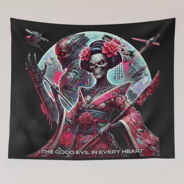 Item preview, Geisha Scythe Cyborg Moon Jets designed and sold by Voodoo Store Paranormal Collections.
