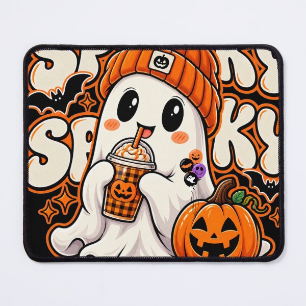 Item preview, Spooky Season Cute Ghost Pumpkin Spice Halloween Design 2026 designed and sold by PixcelForge.