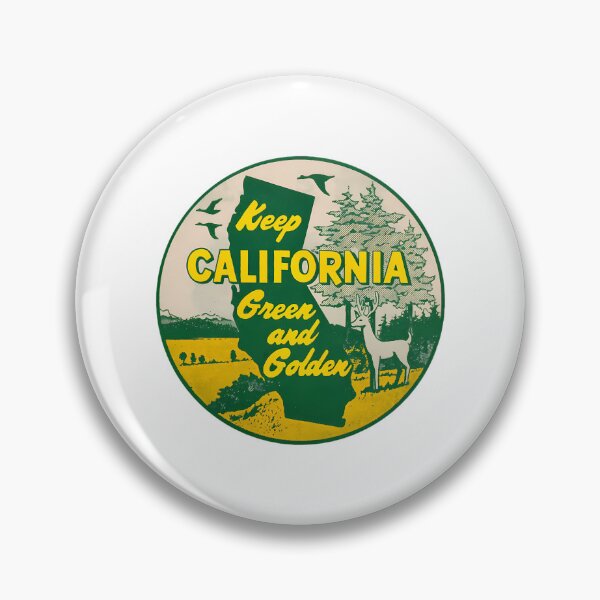 Item preview, Keep California Green And Golden Vintage designed and sold by BurdenArts.