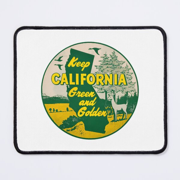 Item preview, Keep California Green And Golden Vintage designed and sold by BurdenArts.