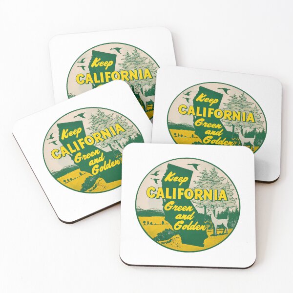 Item preview, Keep California Green And Golden Vintage designed and sold by BurdenArts.