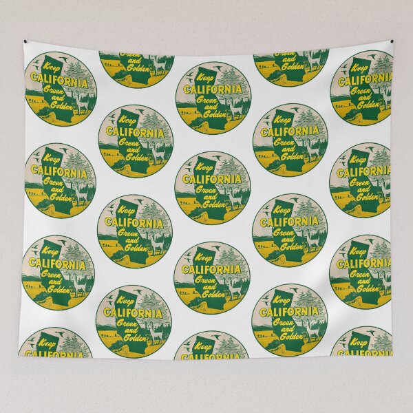 Item preview, Keep California Green And Golden Vintage designed and sold by BurdenArts.