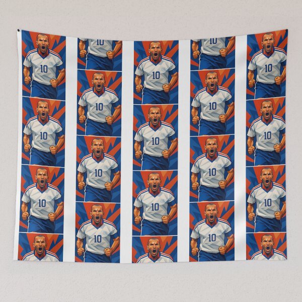 Item preview, Zinedine Zidane France Football Legend Soccer Fanart designed and sold by swann-yuki.