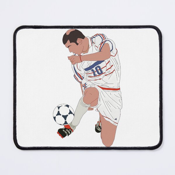 Item preview, Zinedine Zidane Retro Football France designed and sold by swann-yuki.