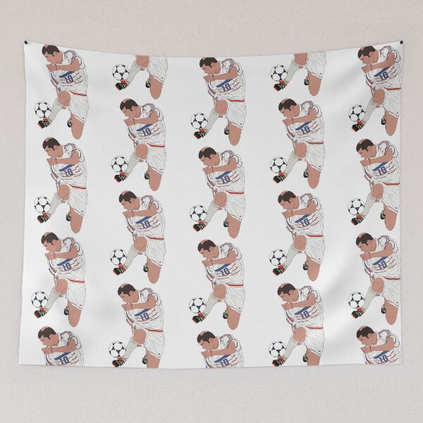 Item preview, Zinedine Zidane Retro Football France designed and sold by swann-yuki.