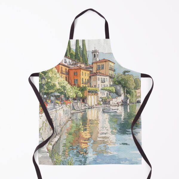 Item preview, Village at Lake Como designed and sold by sid1802.