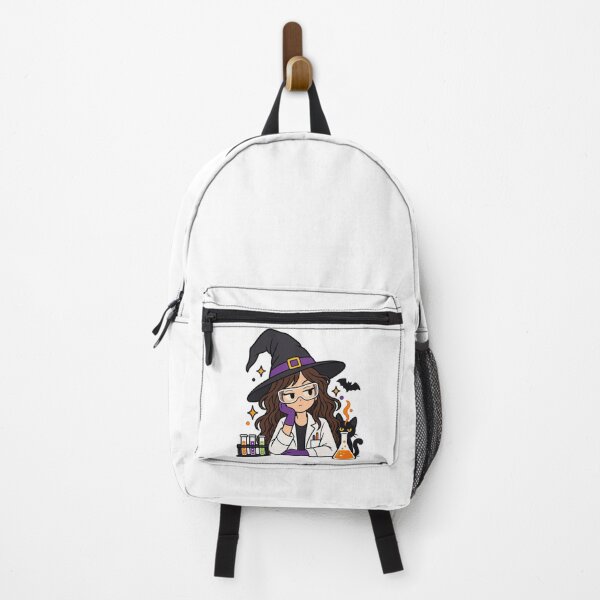 Item preview, Cute Science Witch Chemist Halloween Laboratory designed and sold by EntropyThreads.