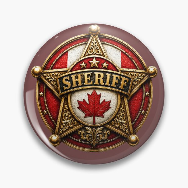 Item preview, Canadian Sheriff Badge designed and sold by reanacreations.