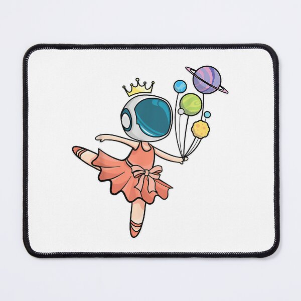 Item preview, Cute Ballerina Girl Space Astronaut designed and sold by DisynePluss.