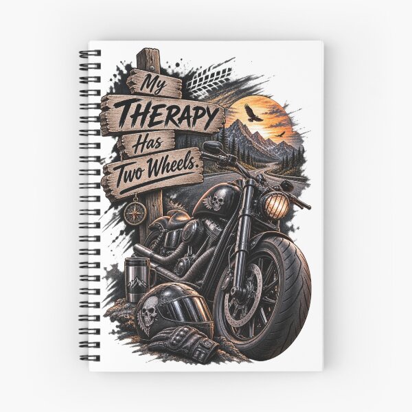 Item preview, My Therapy Has Two Wheels designed and sold by Wild Ink Studio by Barbara.