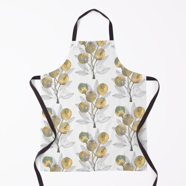 Item preview, Golden Fruit Branch: Watercolour Botanical Line Art designed and sold by ArithraStudio.