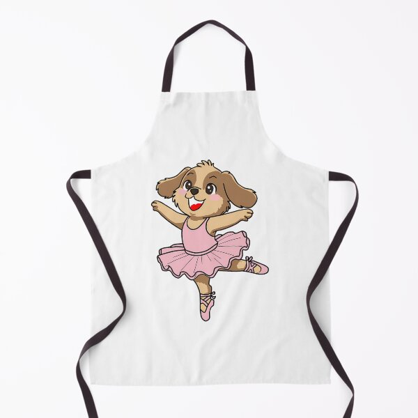 Item preview, Cute Ballerina Puppy Illustration designed and sold by DisynePluss.